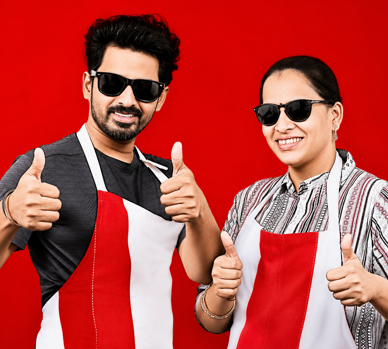 Tarakeswari and Balakrishna Gujju, owners of TGS ChefChoice